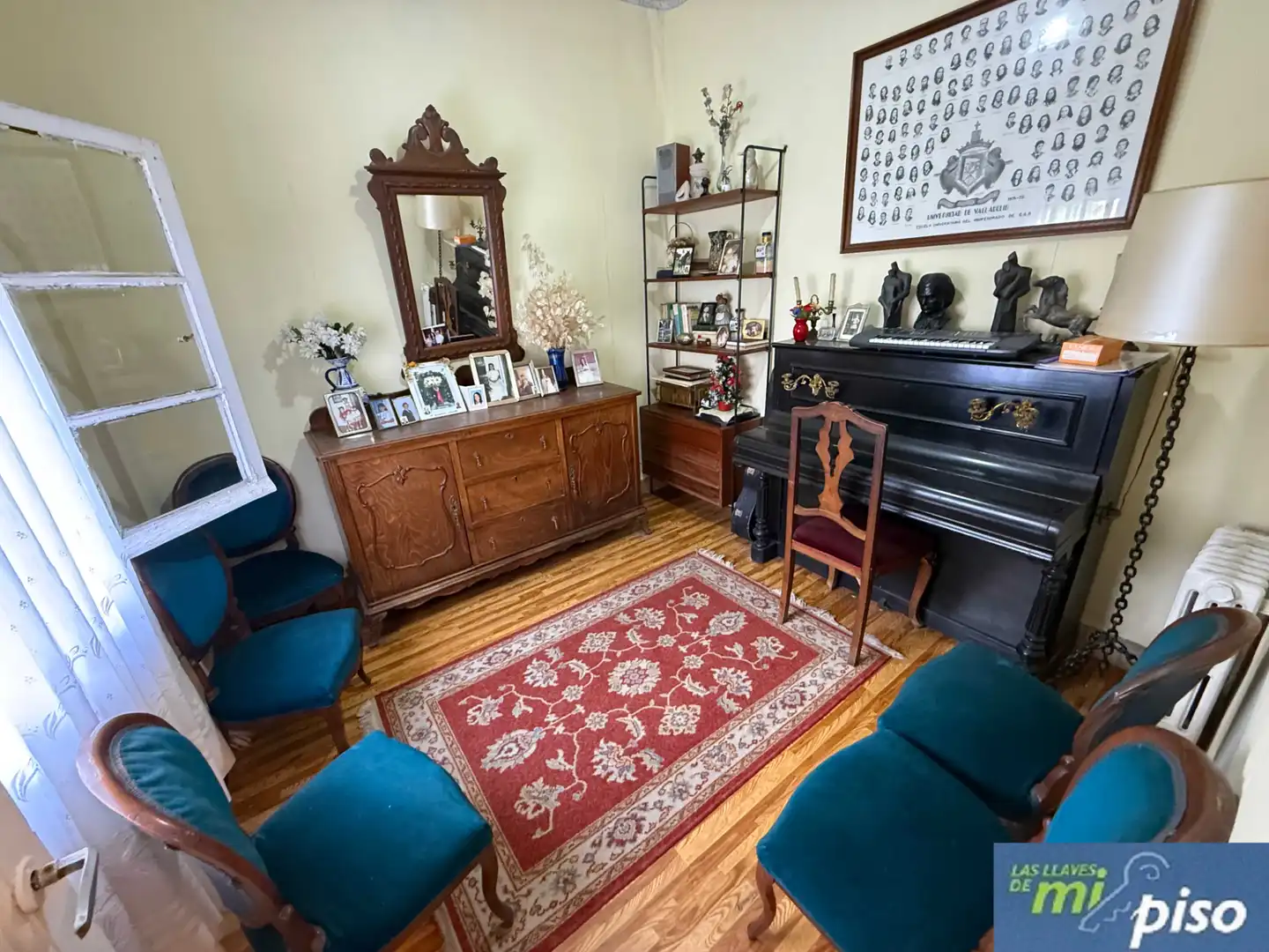 Sala de estar de Casa o chalet en venta en Valladolid con Jardín privado, Parquet y Terraza