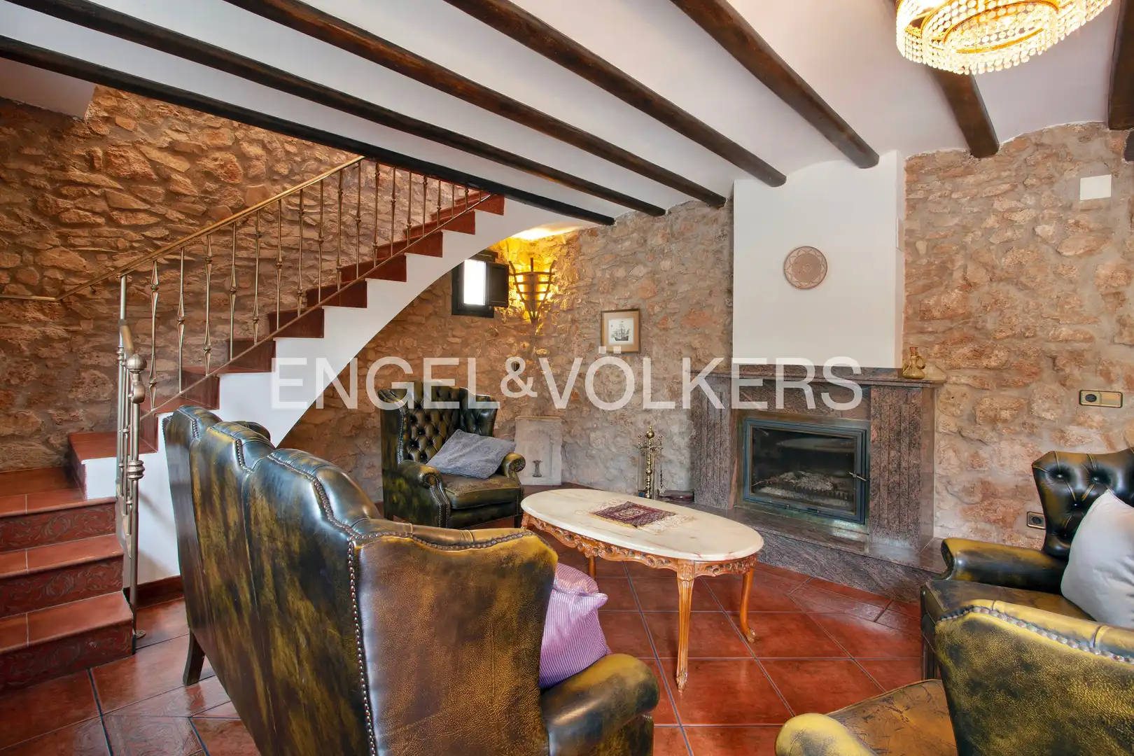 Sala de estar de Casa o chalet en venta en Montblanc con Aire acondicionado, Calefacción y Jardín privado