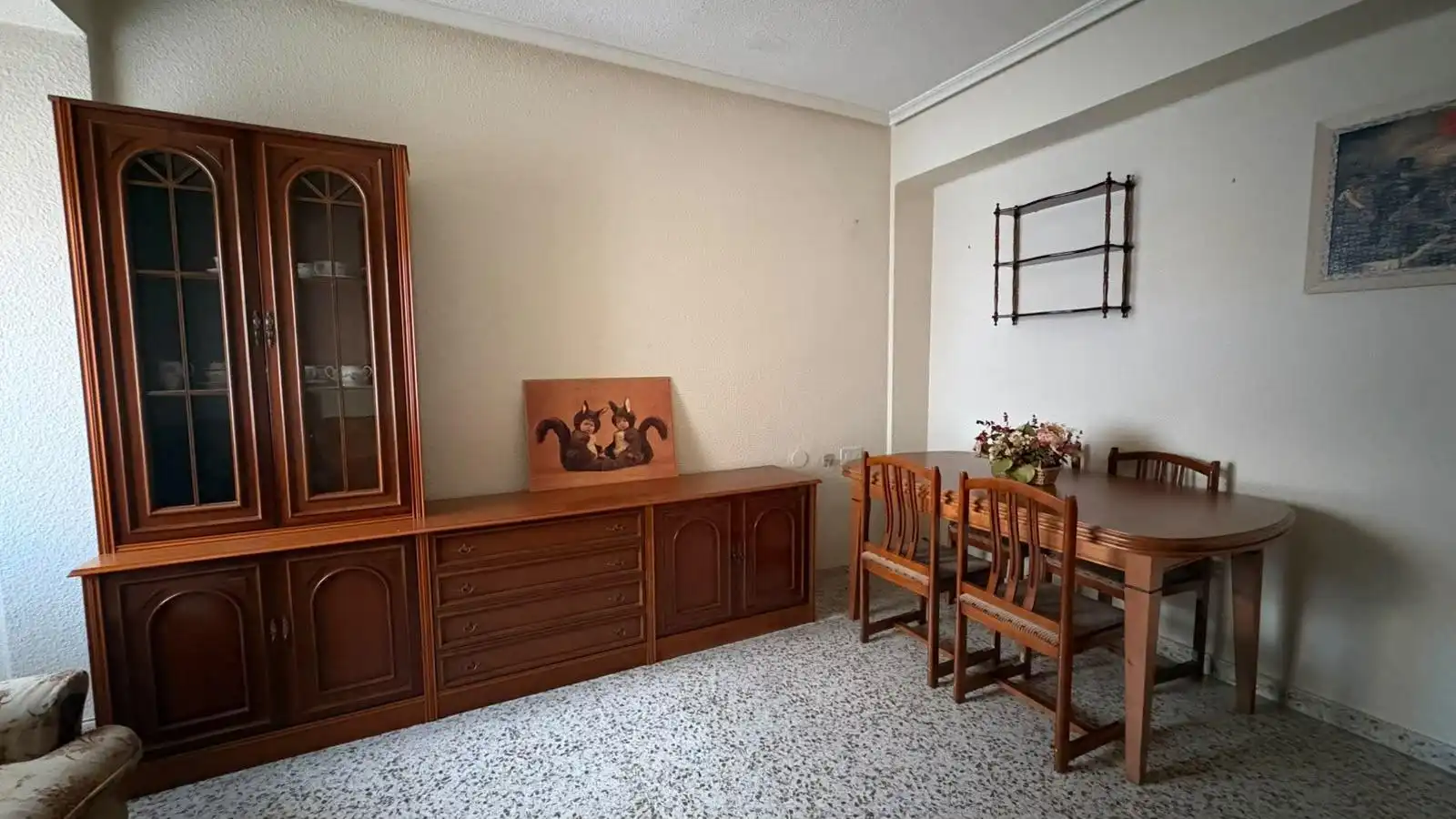 Esszimmer von Wohnung zur Miete in Elda mit Klimaanlage, Möbliert und Balkon