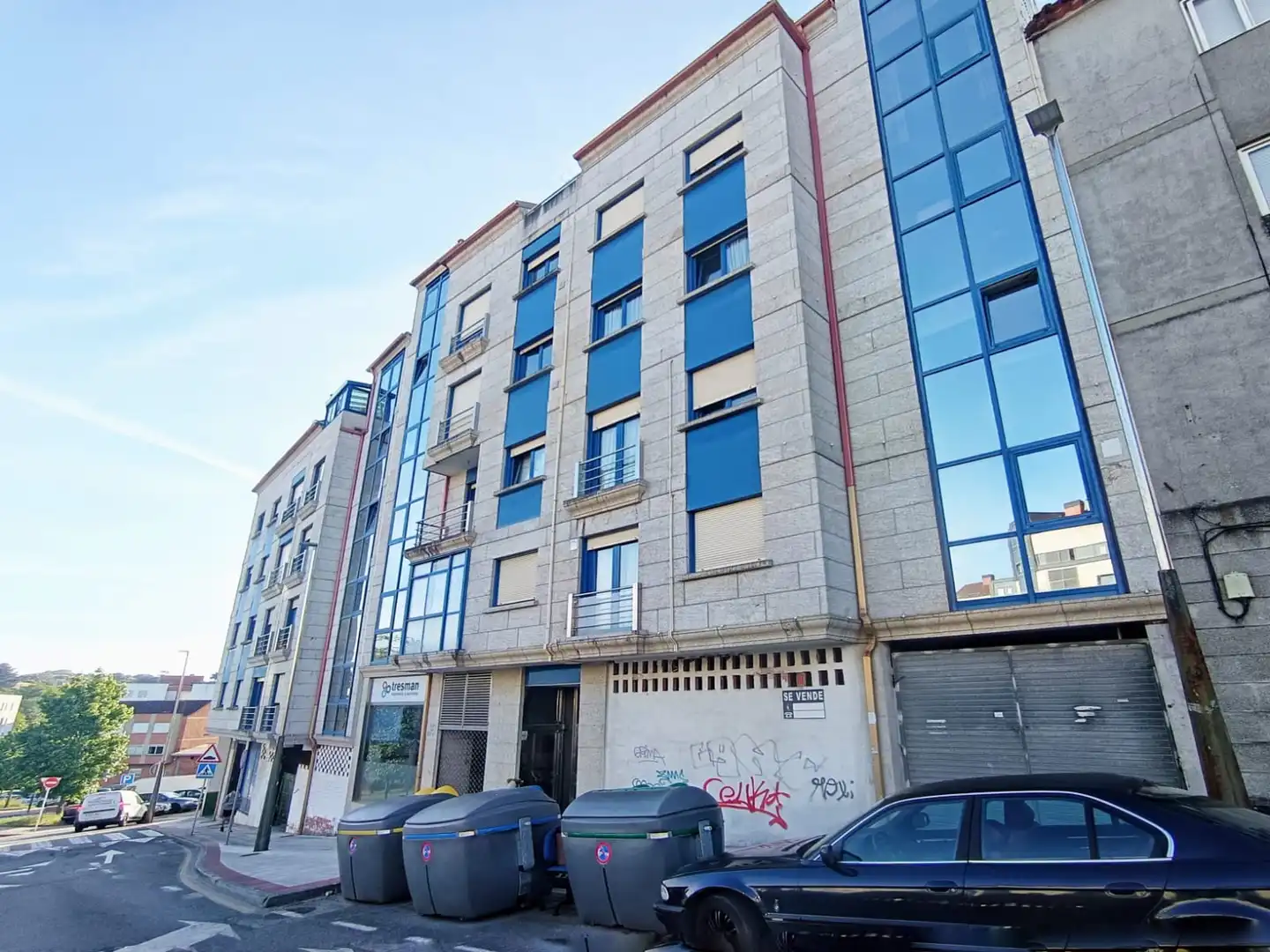 Außenansicht von Wohnung zur Miete in Pontevedra Capital  mit Heizung und Möbliert