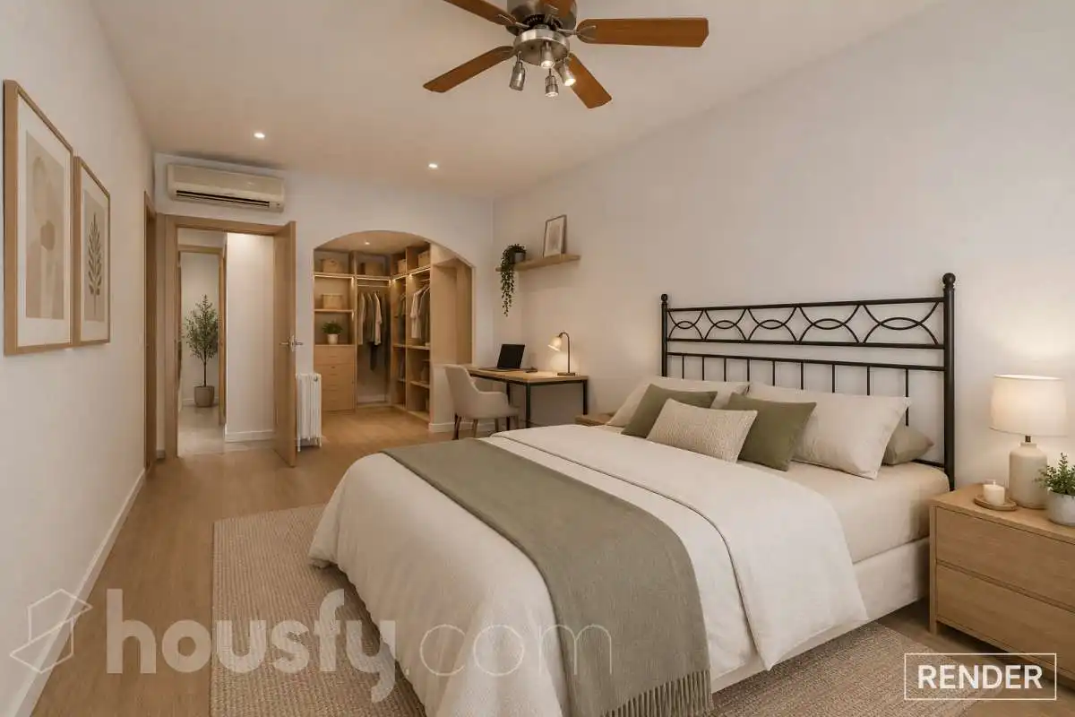 Bedroom of Flat for sale in El Prat de Llobregat  with Air Conditioner, Heating and Terrace