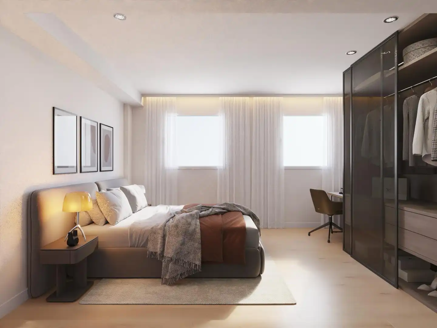 Bedroom of Flat for sale in Langreo  with Heating and Storage room