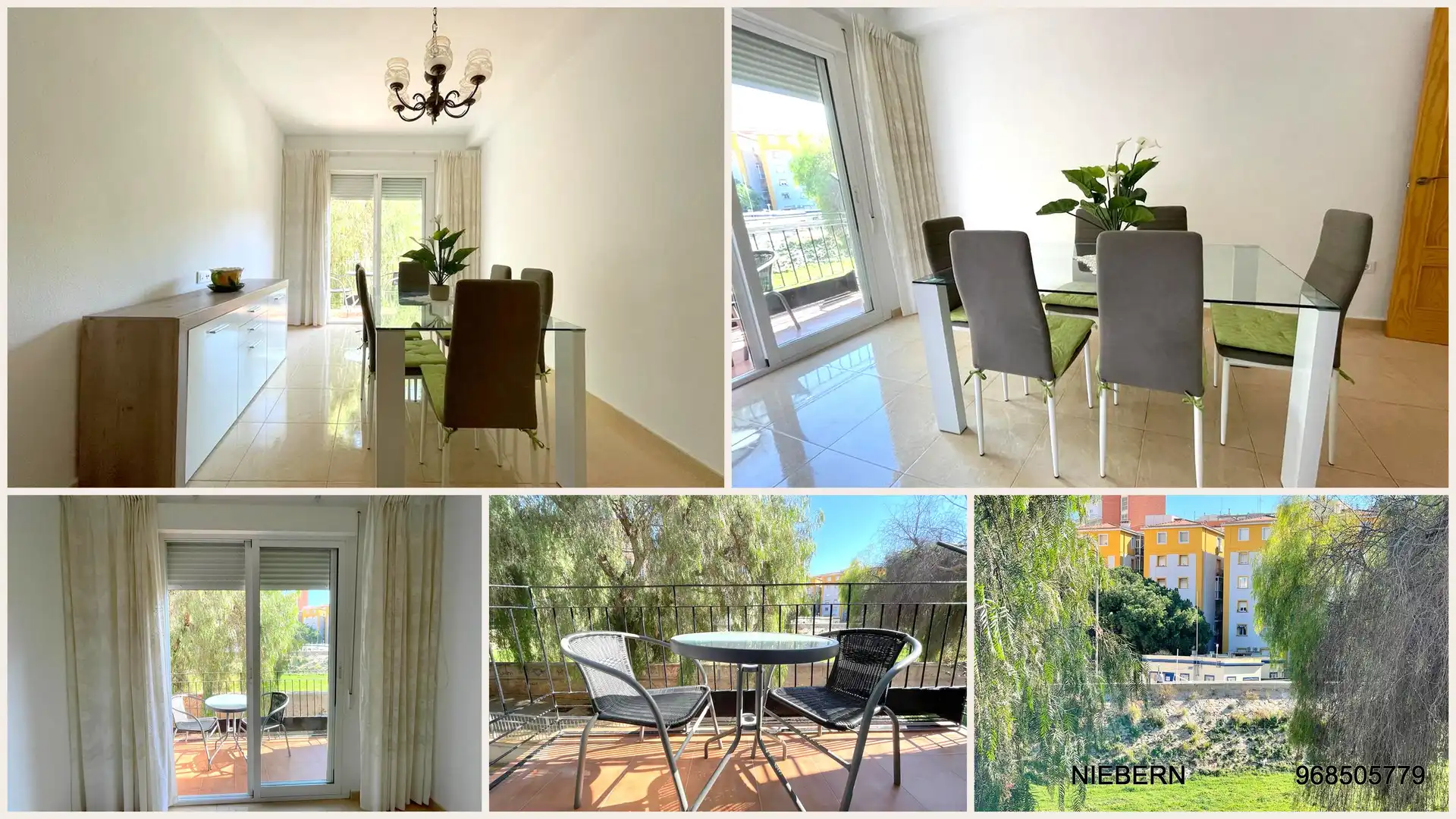 Exterior view of Flat for rent in Cartagena  with Furnished, Oven and Washing machine
