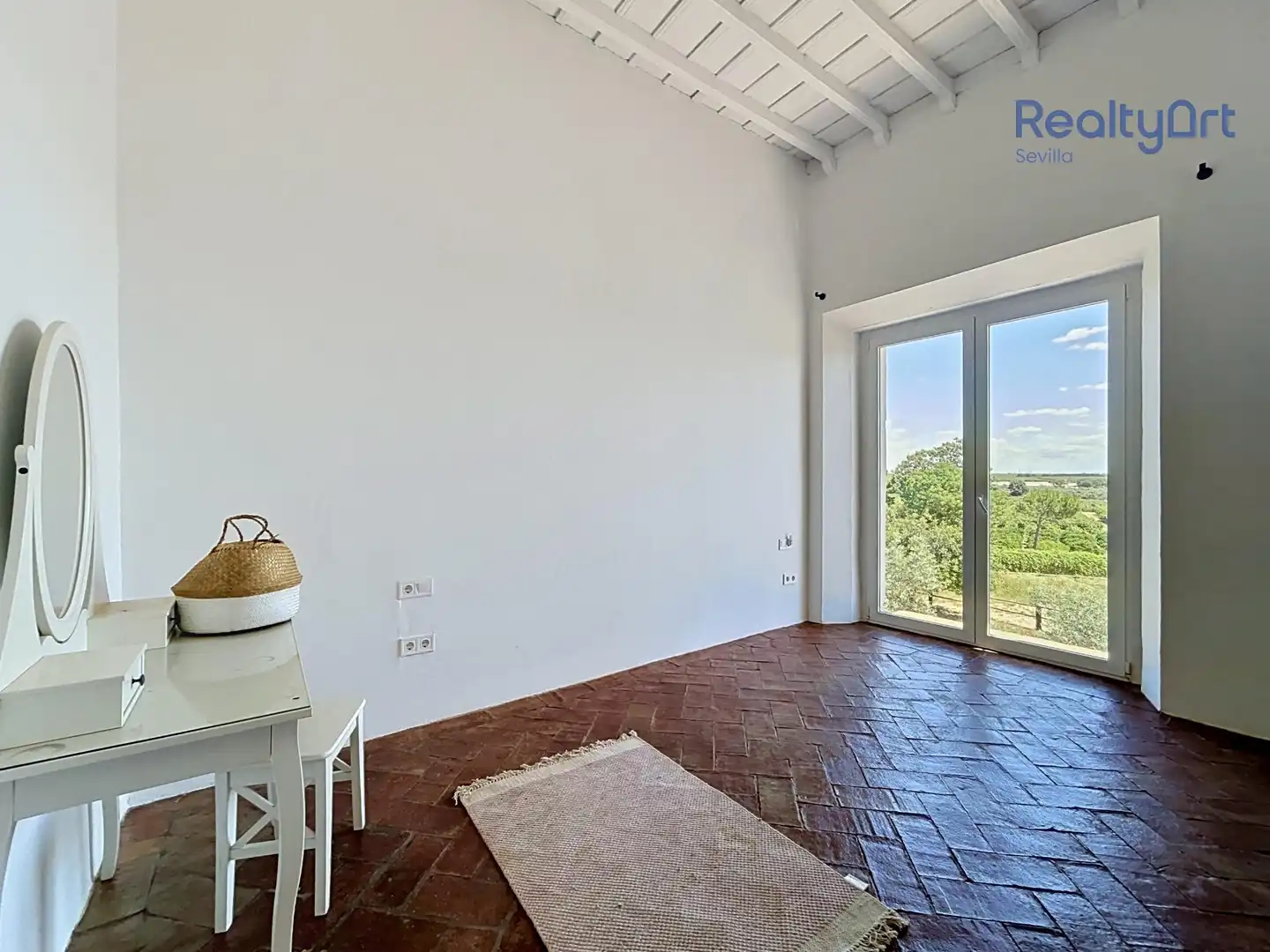 Terraza de Finca rústica en venta en Bollullos de la Mitación con Jardín privado y Piscina