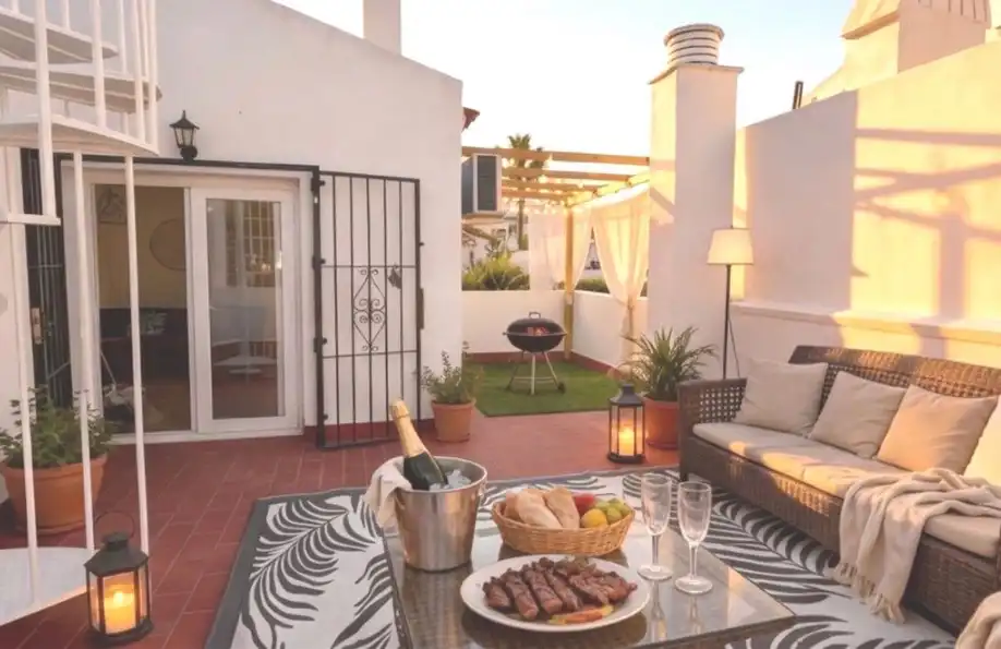 Terraza de Piso en venta en Marbella con Aire acondicionado, Trastero y Amueblado