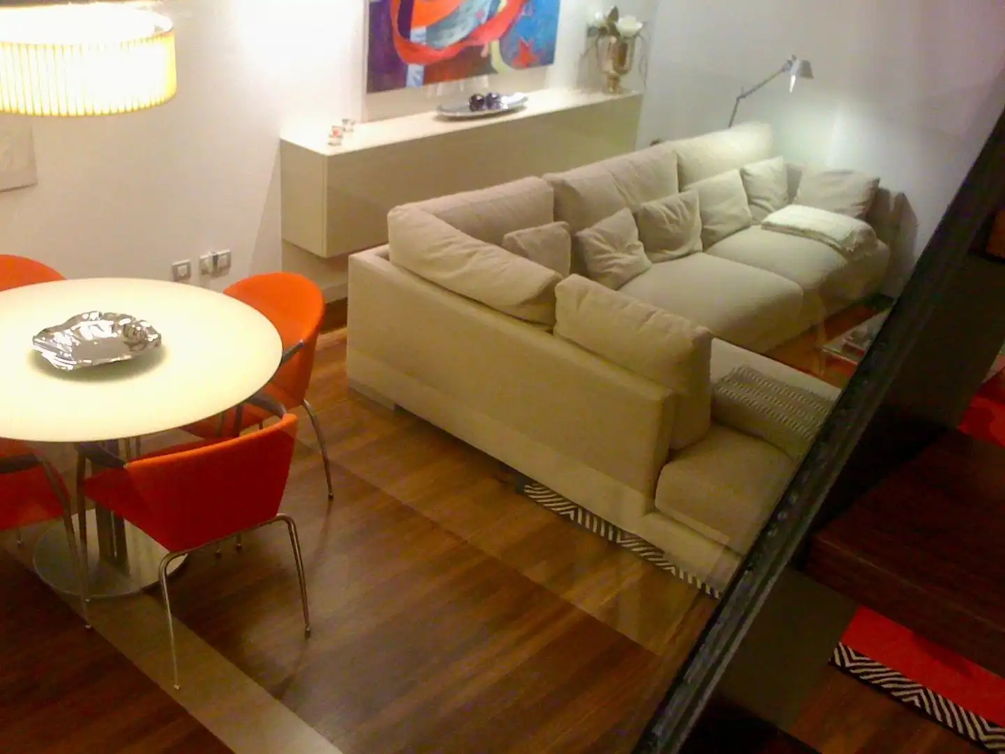 Sala de estar de Dúplex en venta en Manresa con Calefacción, Jardín privado y Parquet