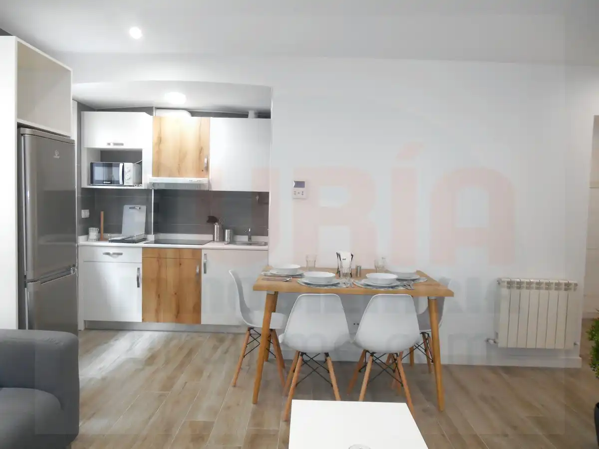 Cocina de Piso de alquiler en Oviedo  con Calefacción, Amueblado y Horno