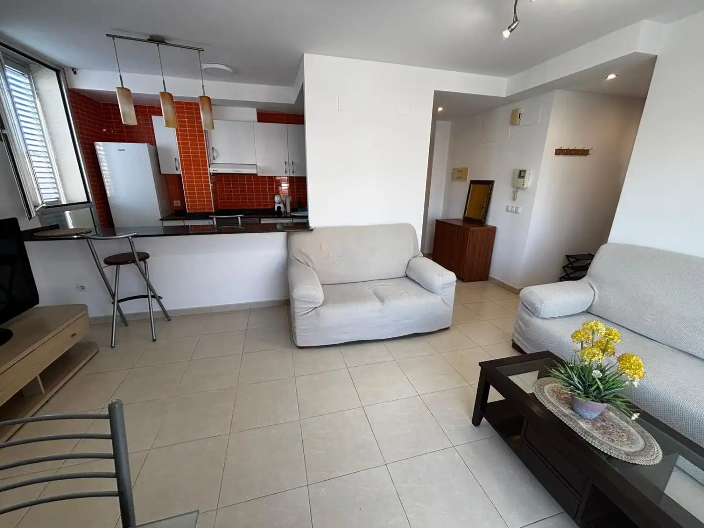 Sala de estar de Apartamento en venta en Moncofa con Aire acondicionado, Calefacción y Terraza