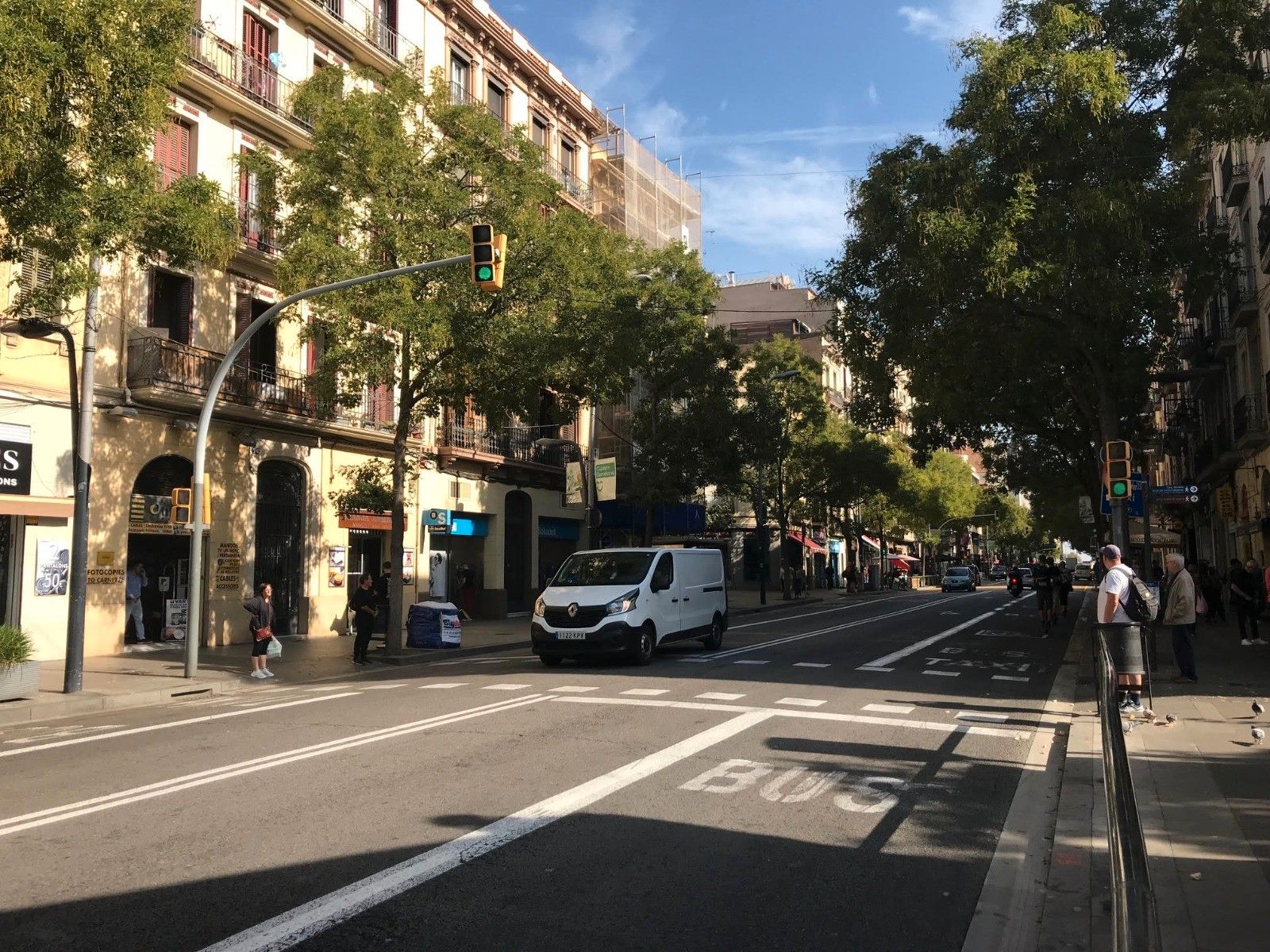 Vista exterior de Pis en venda en  Barcelona Capital amb Aire condicionat, Moblat i Balcó