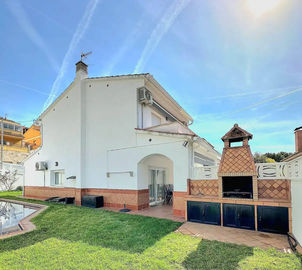 Exterior view of Houses for sale in Calafell  with Private garden, Terrace and Swimming Pool
