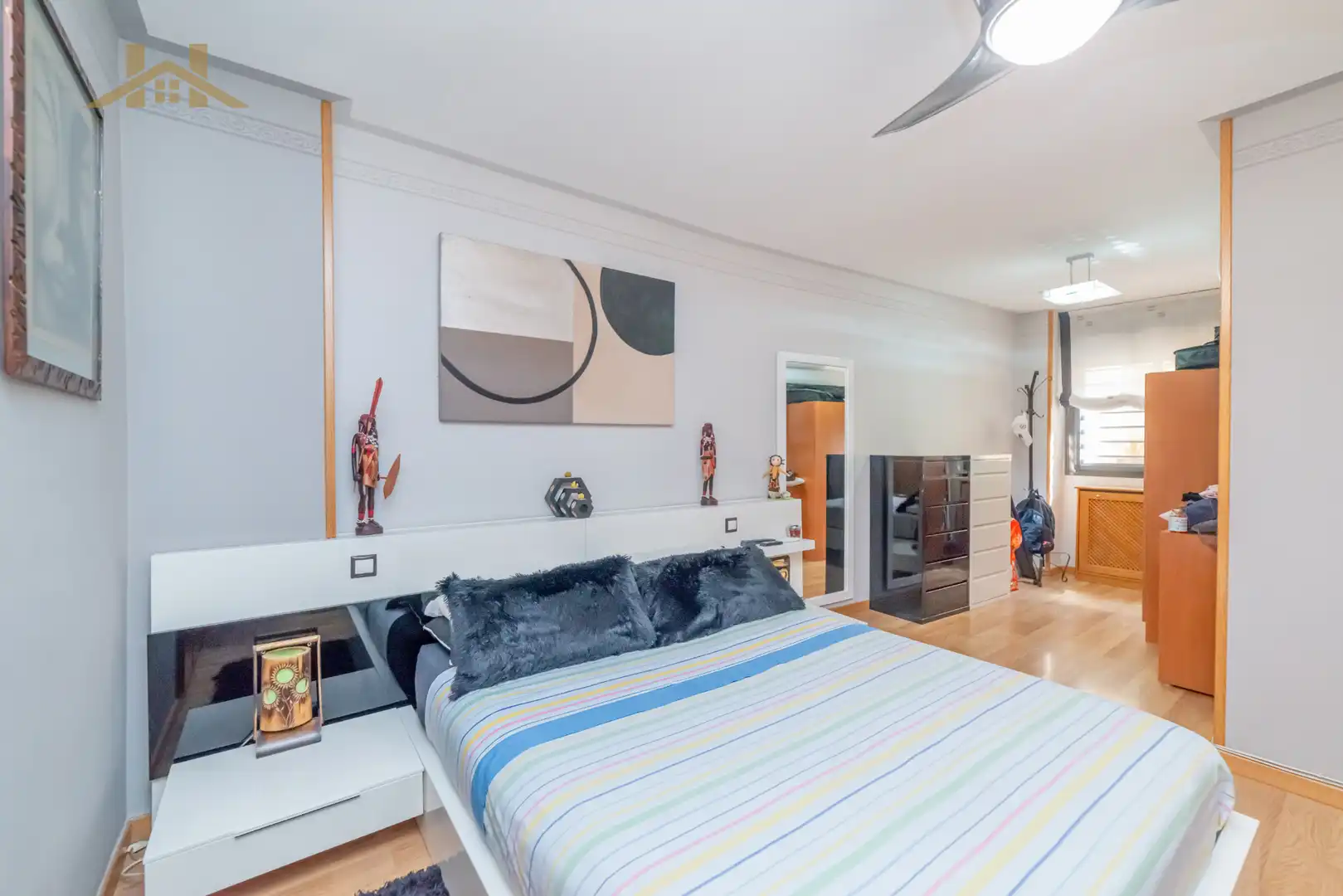 Bedroom of Flat for sale in Pinto  with Heating, Terrace and Storage room