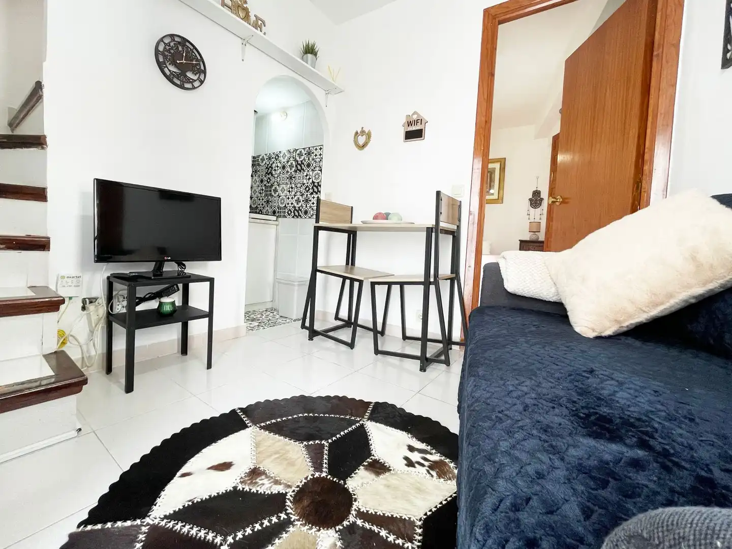Sala de estar de Casa o chalet en venta en Frigiliana con Terraza y Amueblado