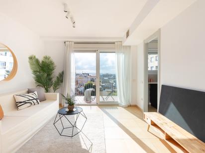 Wohnzimmer von Wohnung zum verkauf in Terrassa mit Klimaanlage, Terrasse und Balkon