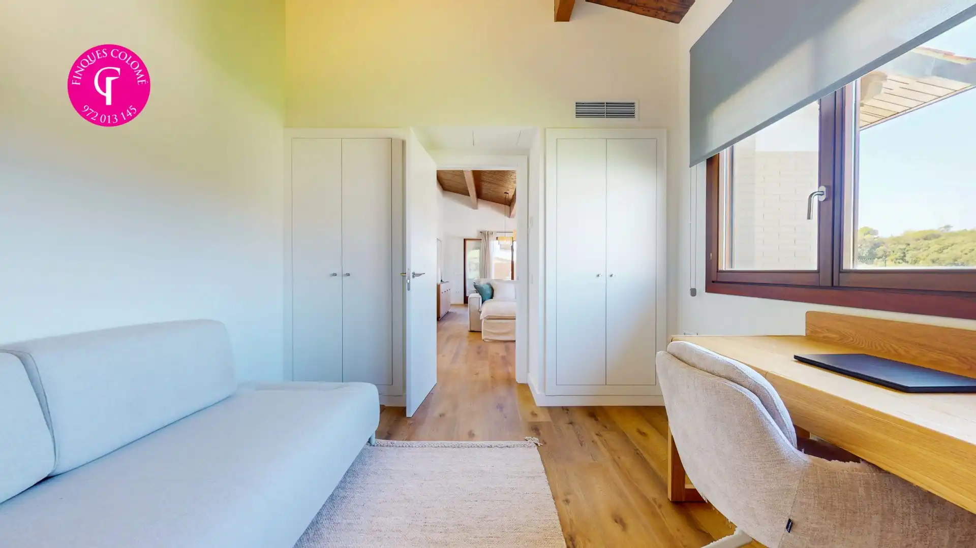 Bedroom of Houses for sale in Sant Julià de Ramis  with Air Conditioner, Heating and Terrace