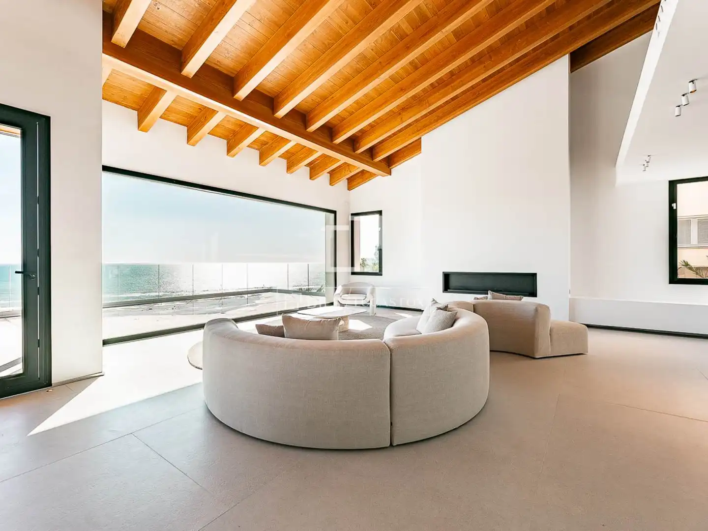 Living room of Houses for rent in Castelldefels  with Heating, Private garden and Terrace