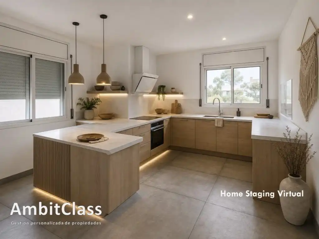 Cocina de Casa o chalet en venta en Bigues i Riells del Fai con Jardín privado, Terraza y Piscina