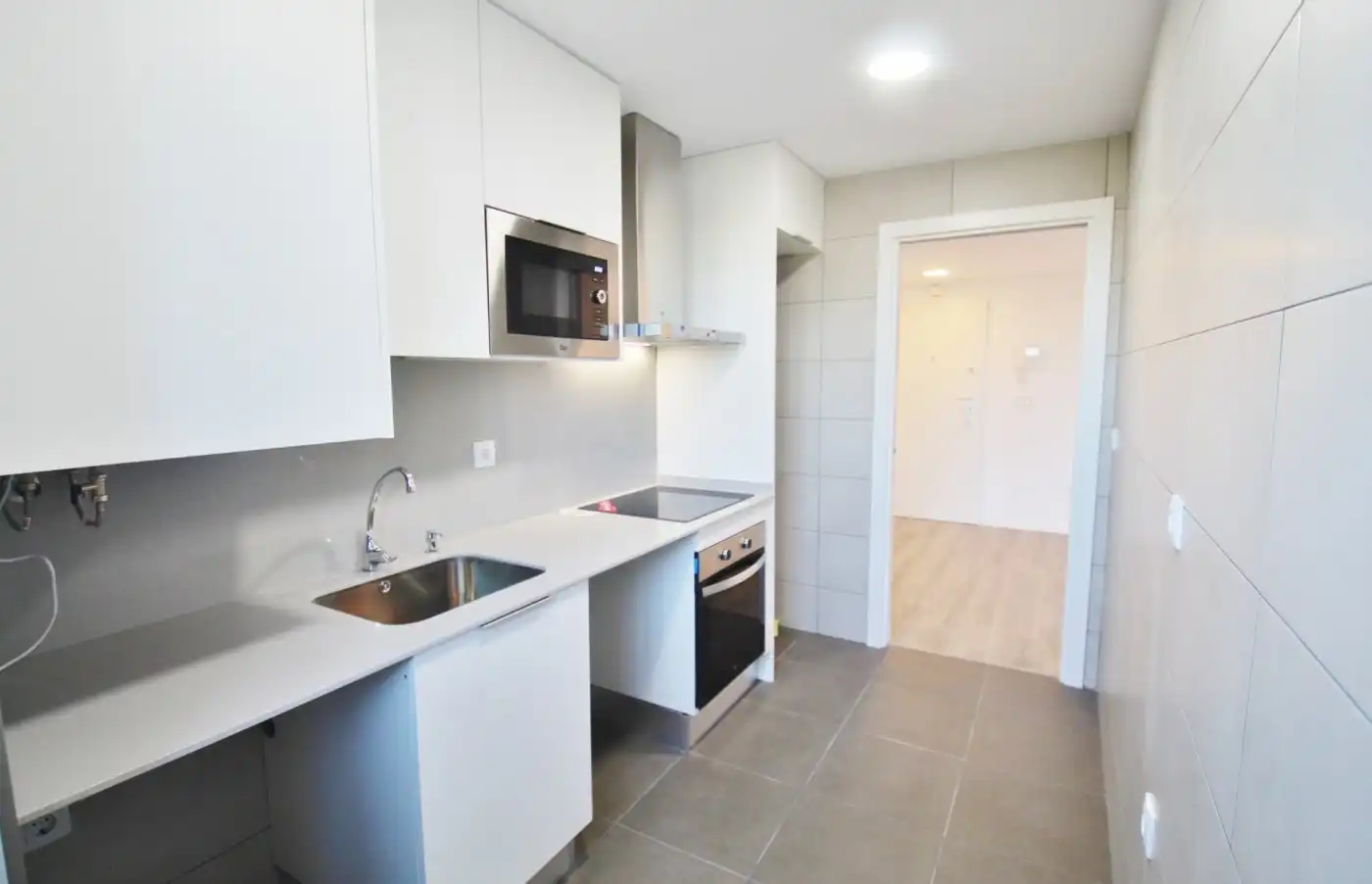 Kitchen of Flat for rent in El Campello  with Air Conditioner, Private garden and Terrace
