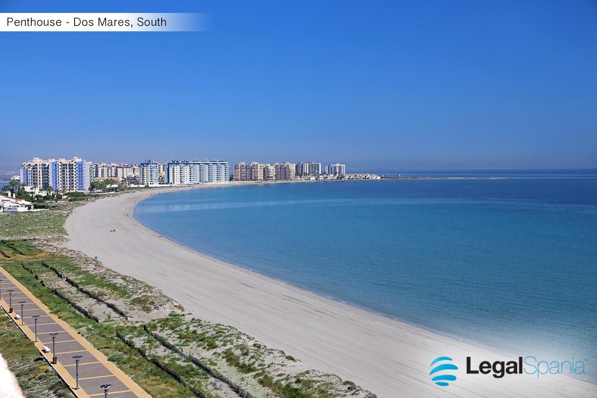 Vista exterior de Apartamento en venta en La Manga del Mar Menor con Aire acondicionado, Jardín privado y Terraza
