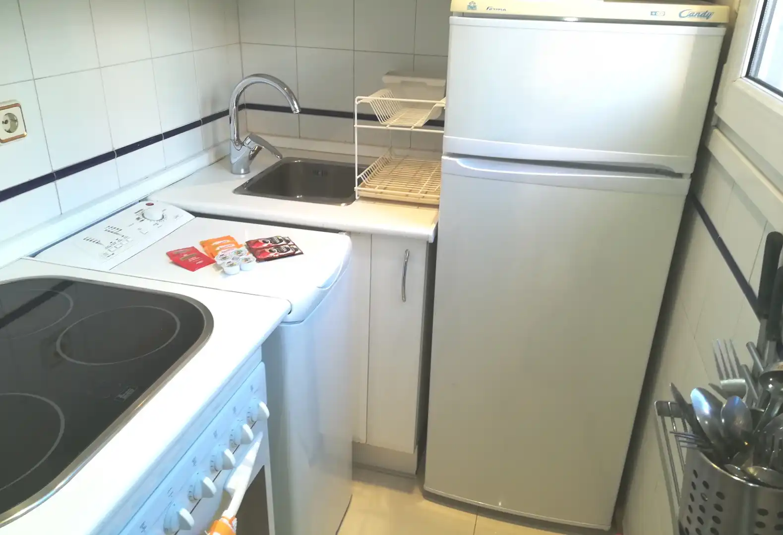 Cocina de Apartamento en venta en Madrid con Aire acondicionado, Calefacción y Terraza