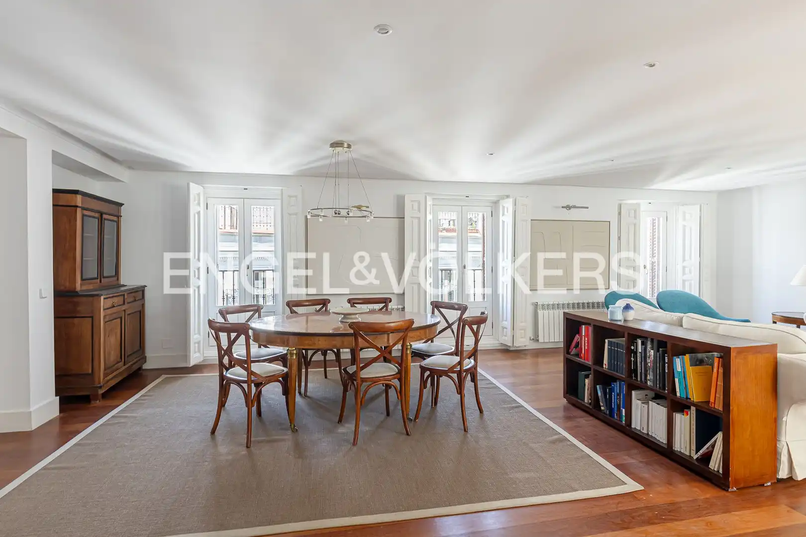Dining room of Flat for rent in Madrid  with Air Conditioner, Heating and Balcony