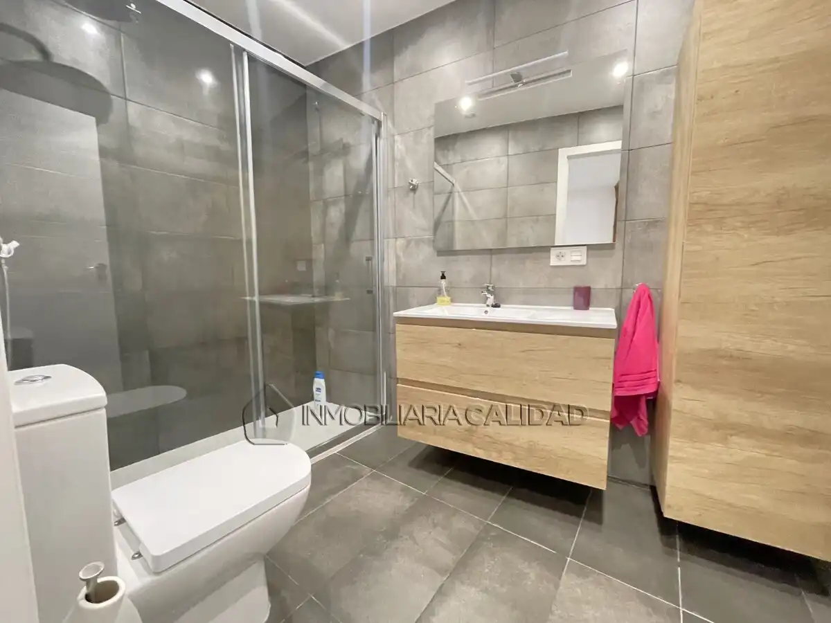 Baño de Piso de alquiler en Burgos con Calefacción y Amueblado