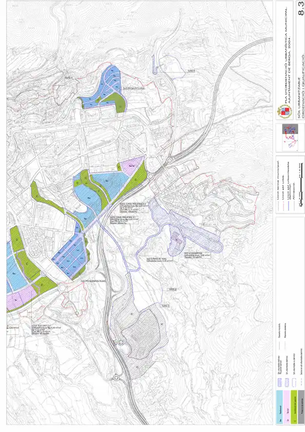 Exterior view of Industrial land for sale in Berga