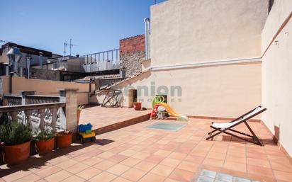 Terrace of Flat for sale in Girona Capital  with Heating, Terrace and Storage room