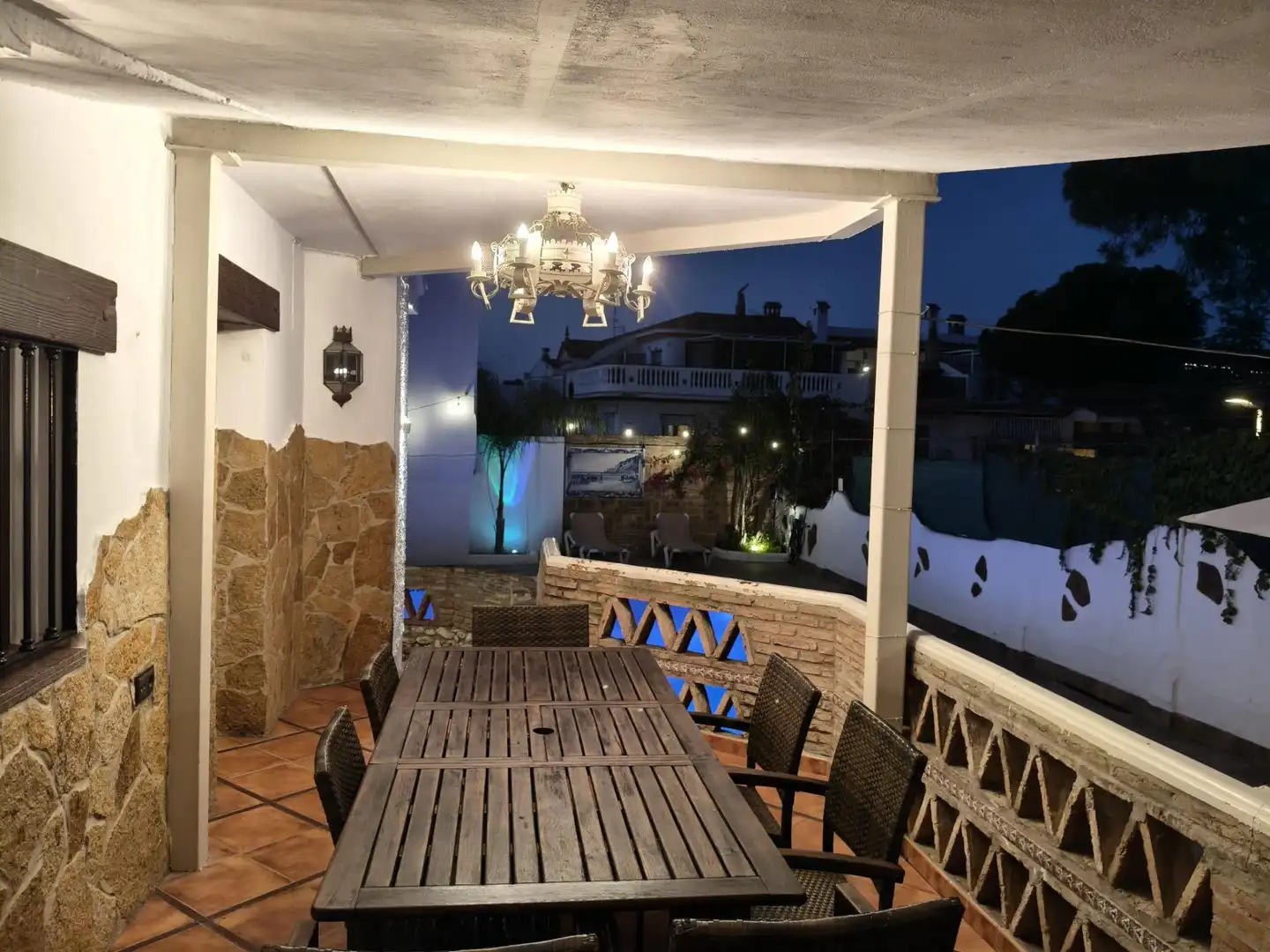 Terraza de Casa o chalet de alquiler en Punta Umbría con Aire acondicionado, Jardín privado y Terraza