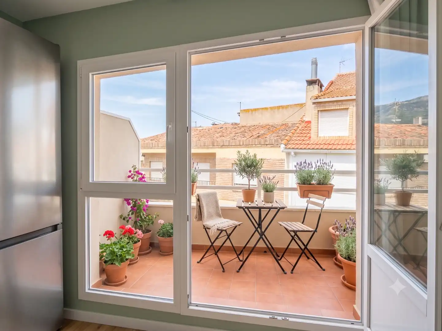 Balcony of Flat for sale in Illueca  with Air Conditioner, Heating and Parquet flooring
