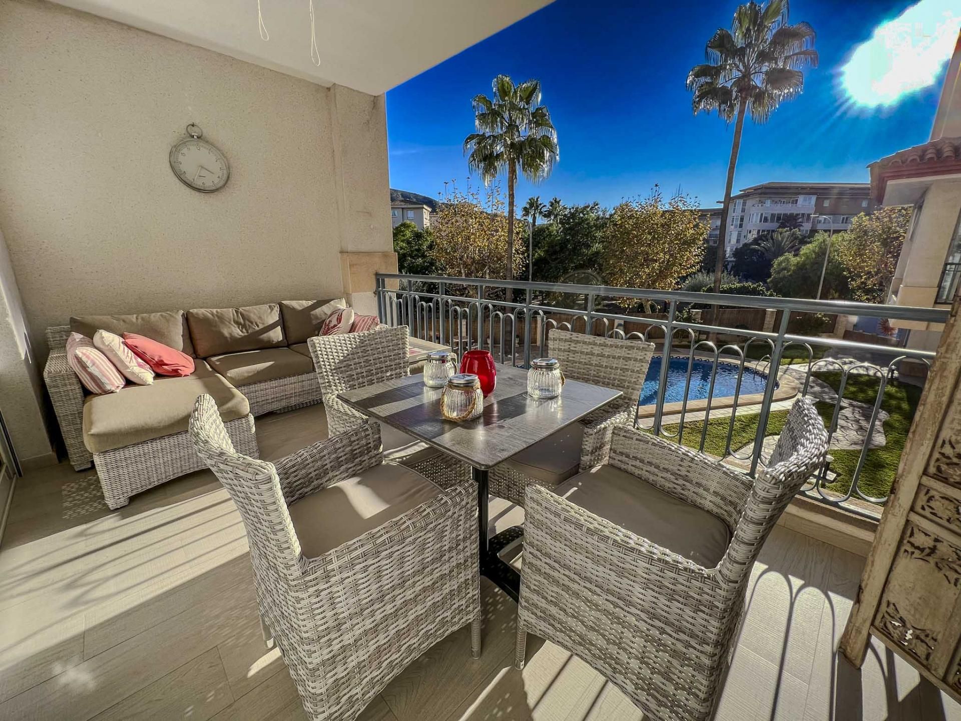 Terrace of Apartment to rent in L'Alfàs del Pi  with Air Conditioner, Heating and Private garden