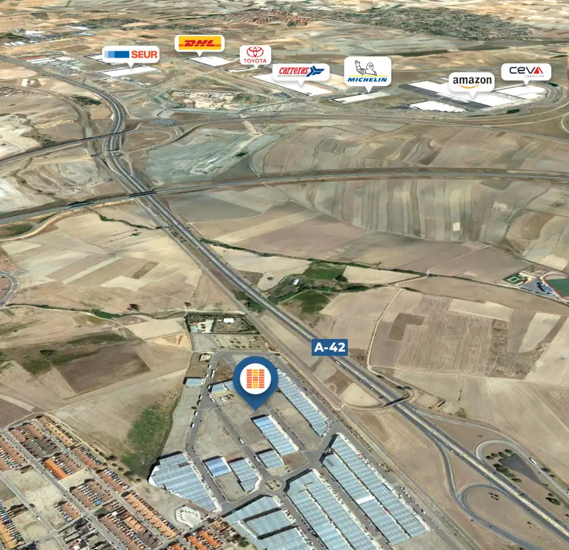 Exterior view of Industrial buildings for sale in Numancia de la Sagra