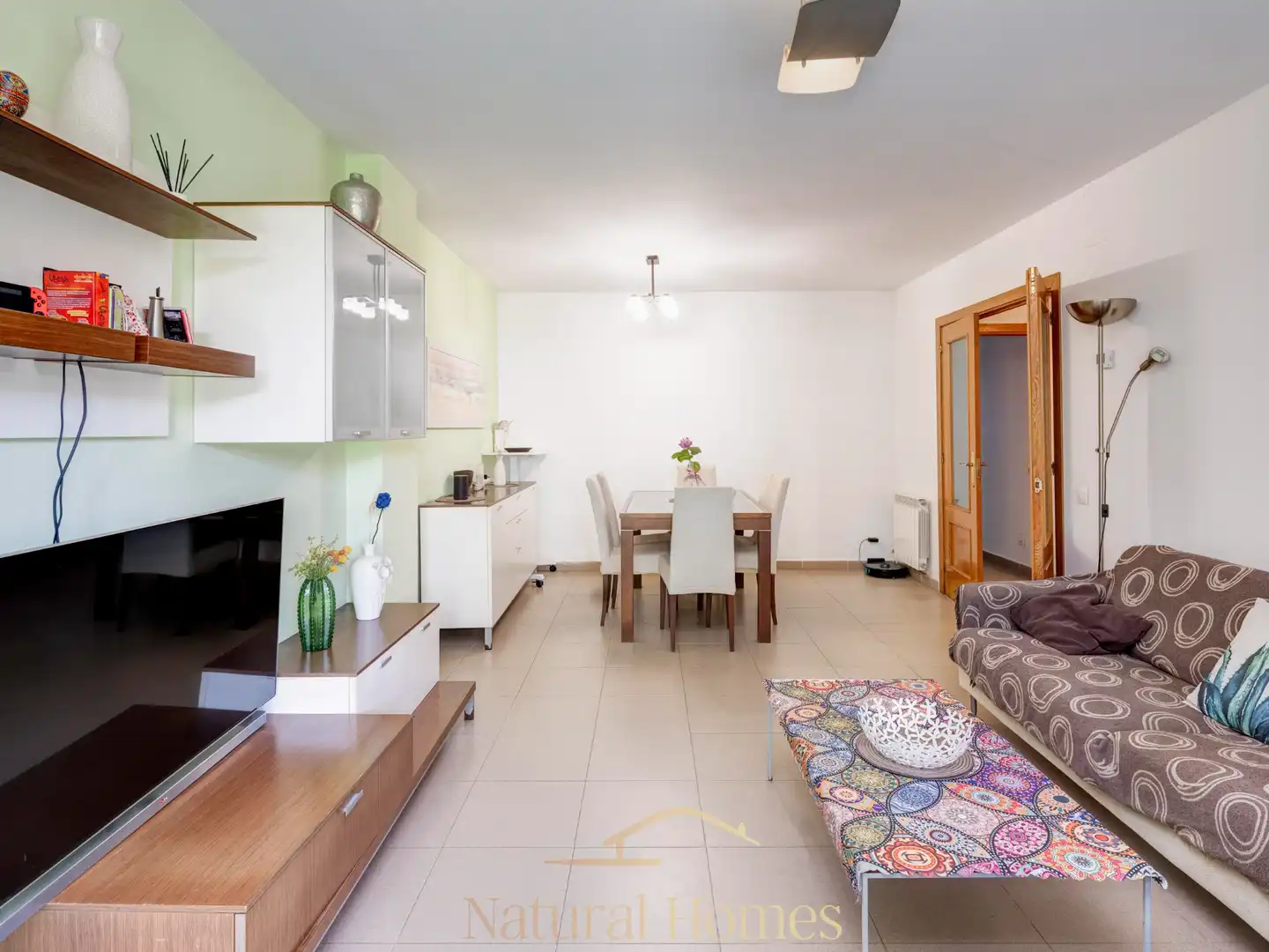 Living room of Flat for sale in Sant Andreu de Llavaneres  with Heating, Private garden and Terrace