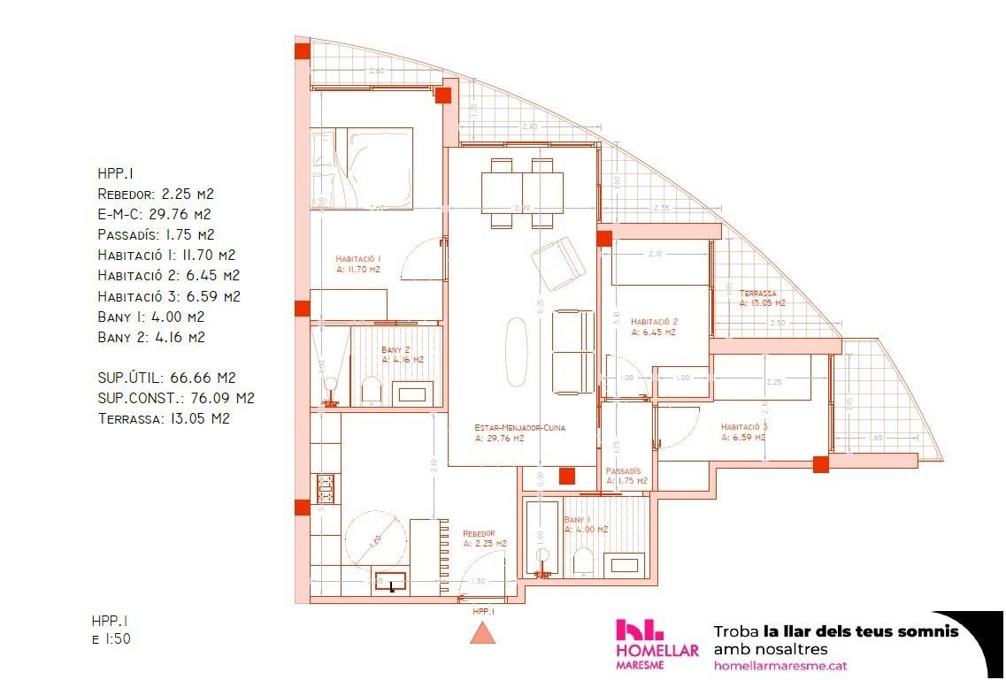 Flat for sale in Calella  with Air Conditioner, Heating and Terrace