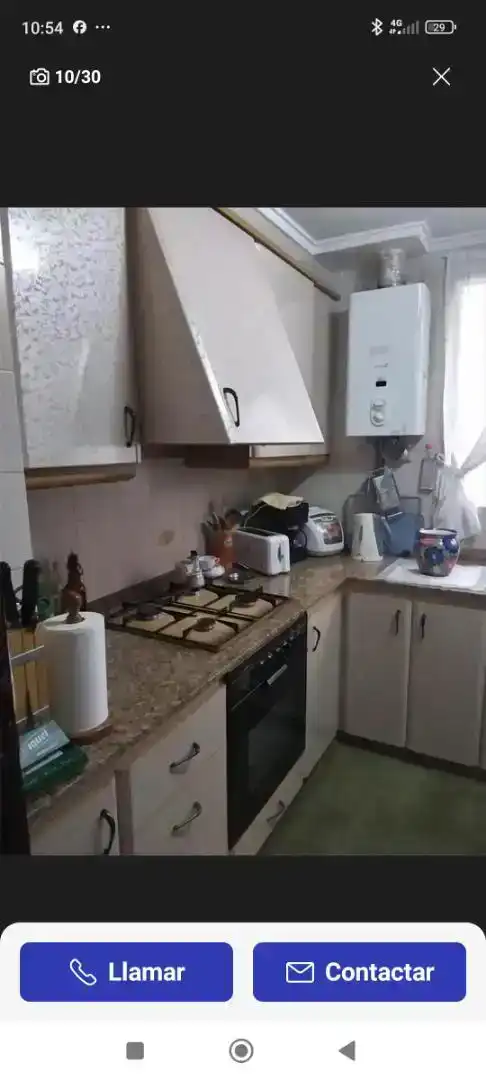Küche von Wohnung zur Miete in Jarafuel mit Balkon