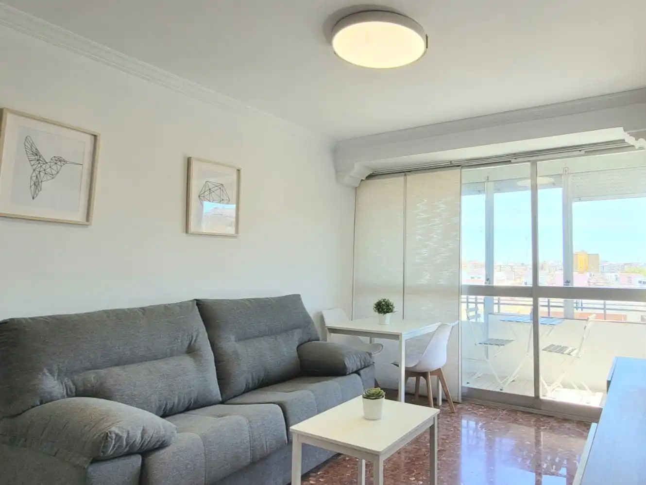 Living room of Flat for share in Sevilla  with Air Conditioner, Heating and Terrace