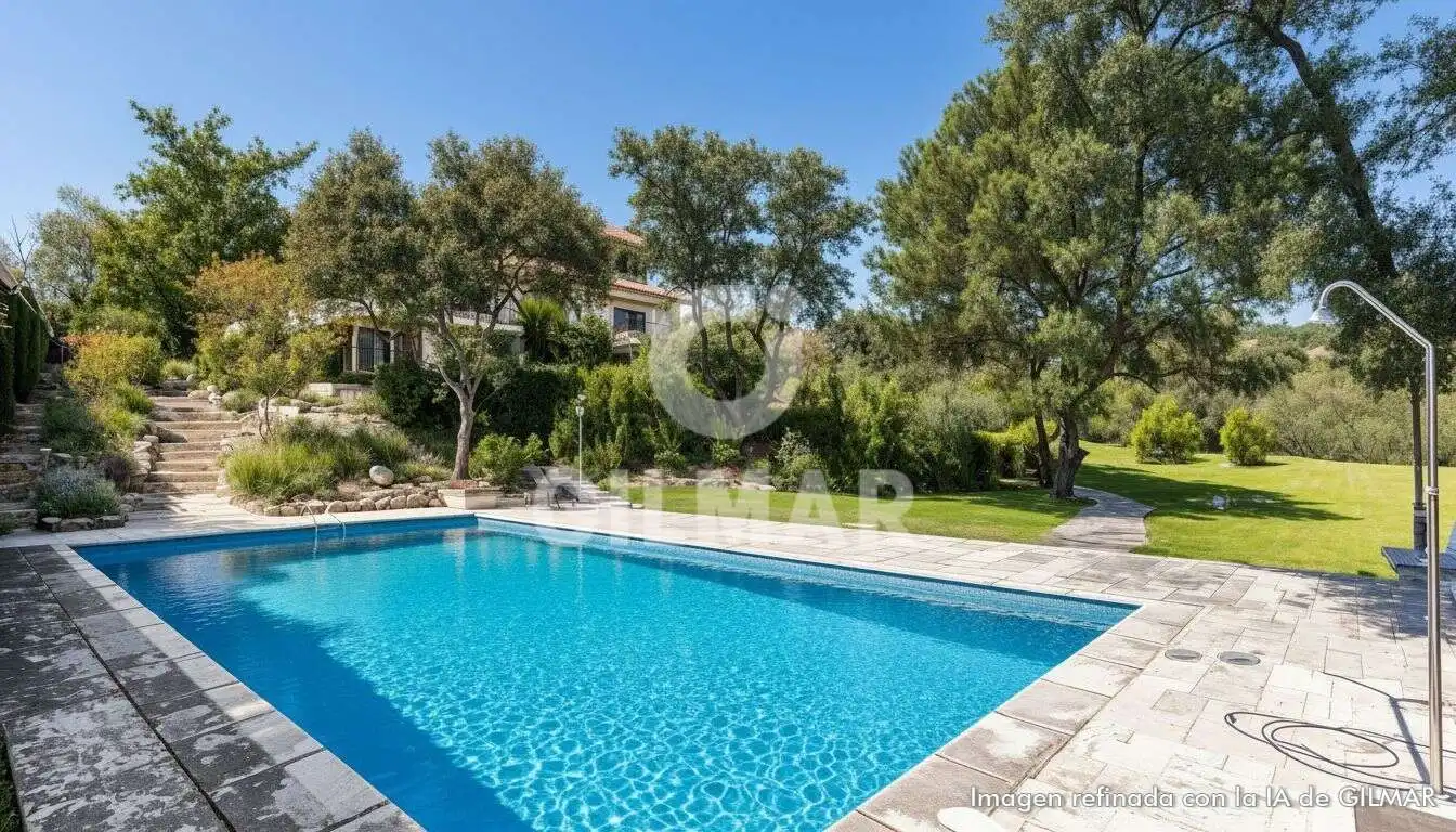 Jardí de Casa o xalet en venda en Las Rozas de Madrid amb Aire condicionat, Calefacció i Jardí privat