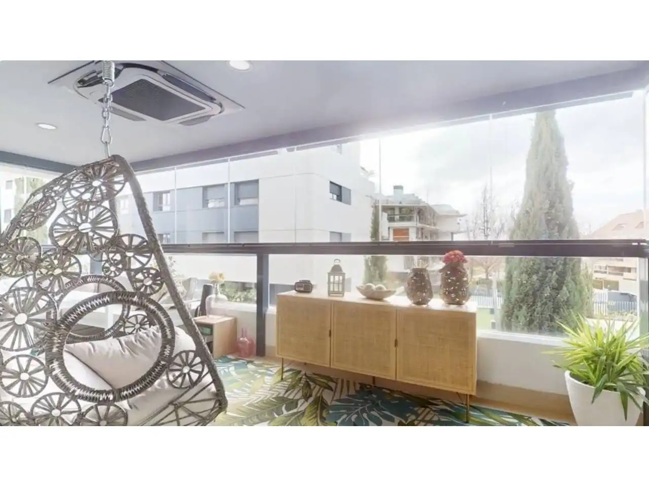 Terrasse von Wohnung zum Verkauf in Boadilla del Monte mit Heizung, Terrasse und Abstellraum
