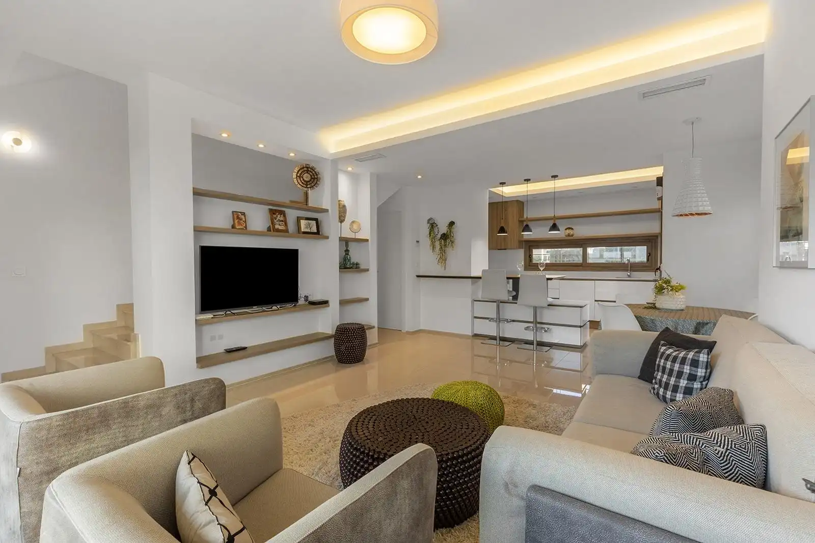 Living room of Duplexes for sale in Rojales  with Air Conditioner, Heating and Private garden