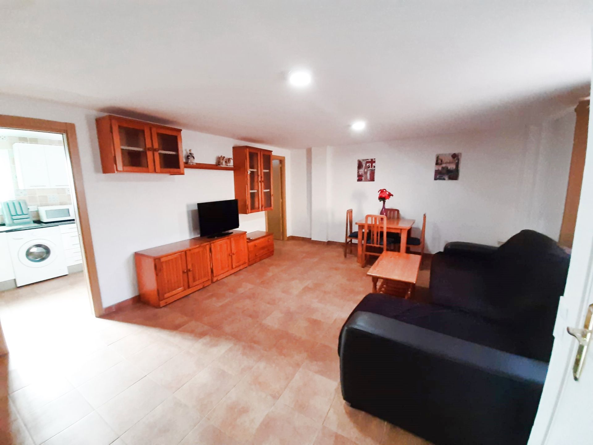 Living room of Flat to rent in Málaga Capital  with Air Conditioner, Furnished and Washing machine