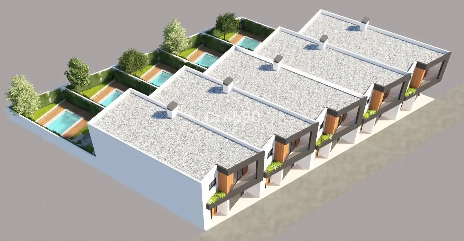 Vista exterior de Casa adosada en venda en Albatàrrec amb Calefacció, Jardí privat i Traster