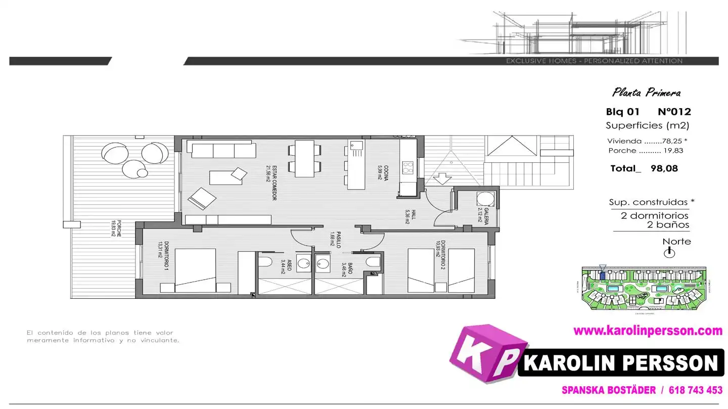 Ático con terraza en venta en Plaça el Xiprer, imagen 47