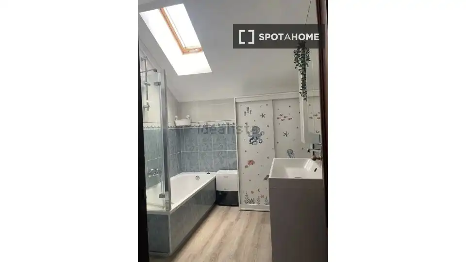 Baño de Apartamento para compartir en Meruelo con Aire acondicionado, Calefacción y Terraza