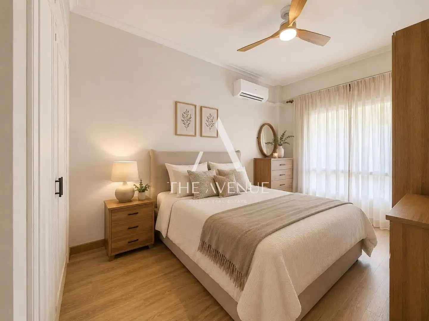 Schlafzimmer von Wohnung zum Verkauf in Madrid mit Klimaanlage und Heizung