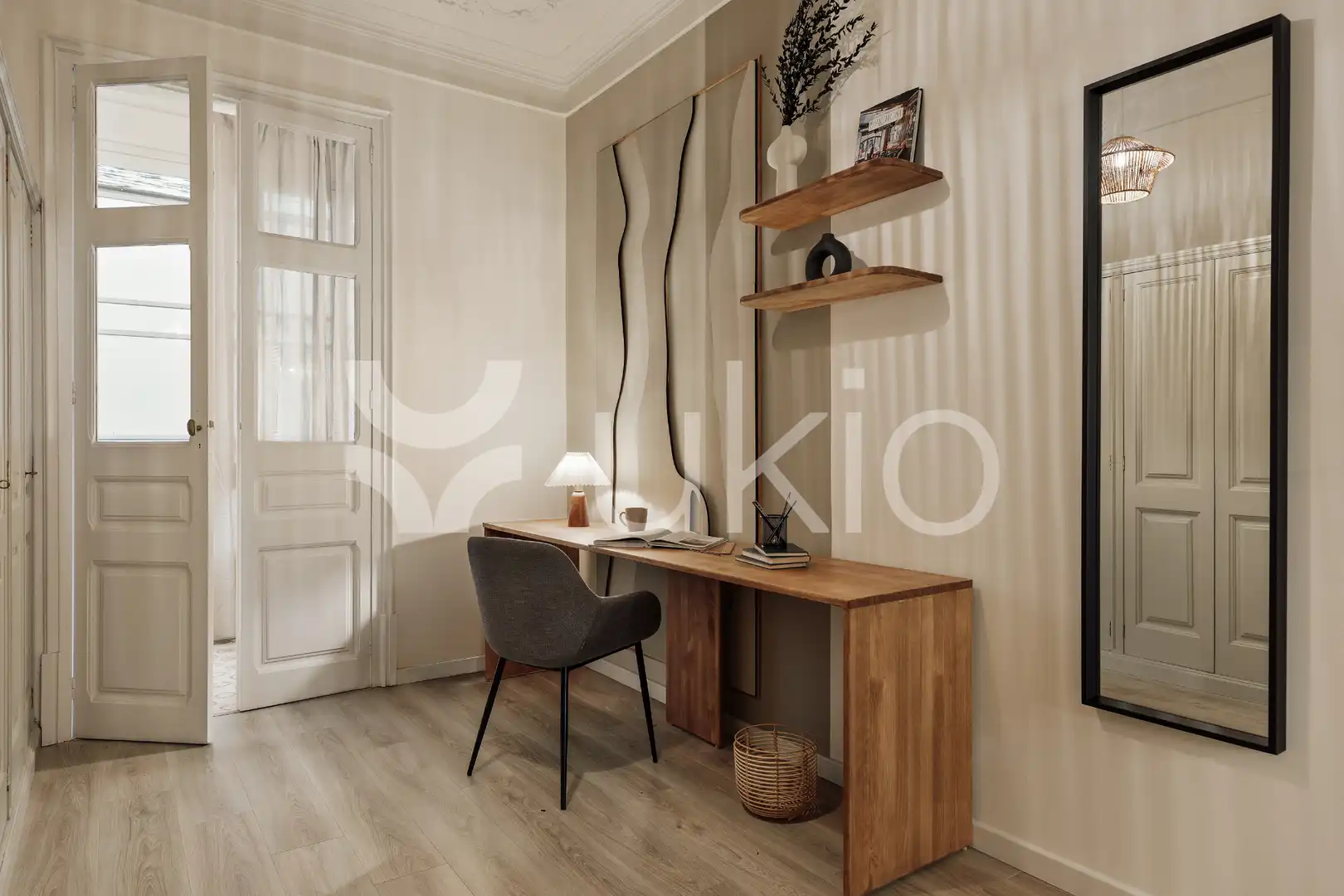 Bedroom of Apartments for rent in Barcelona  with Air Conditioner, Heating and Furnished