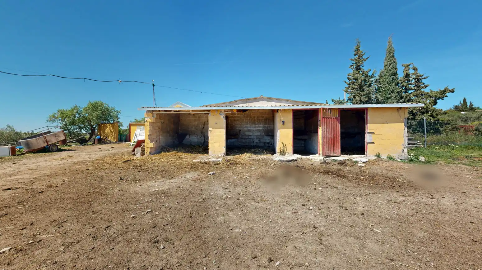 Vista exterior de Nave industrial en venta en Tafalla