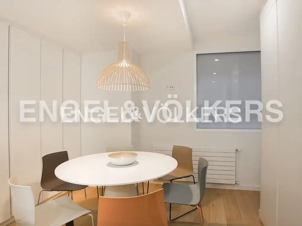 Esszimmer von Wohnung zur Miete in Valencia mit Klimaanlage, Heizung und Parkett