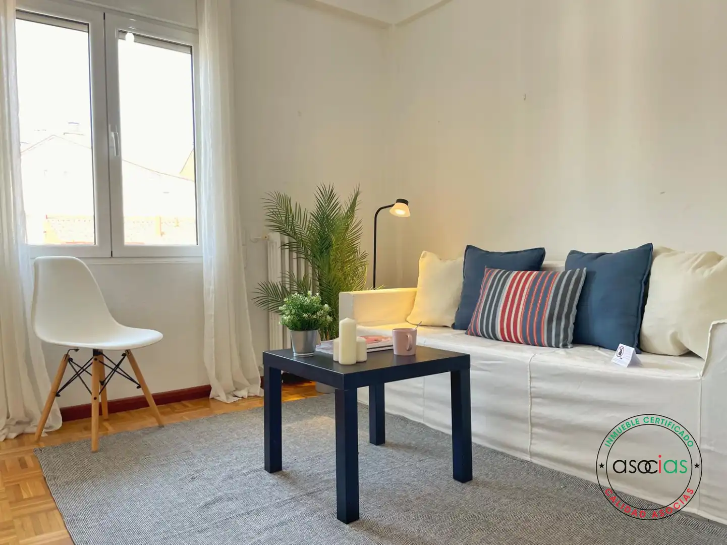 Sala de estar de Piso en venta en Gijón  con Calefacción y Parquet