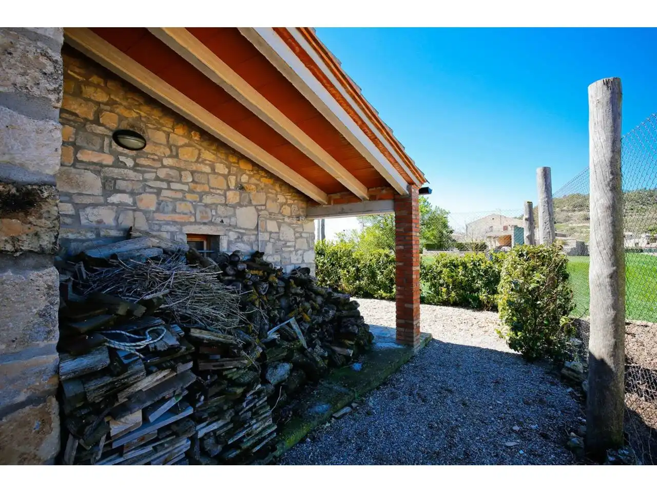 Vista exterior de Finca rústica en venta en Forès con Calefacción, Jardín privado y Terraza