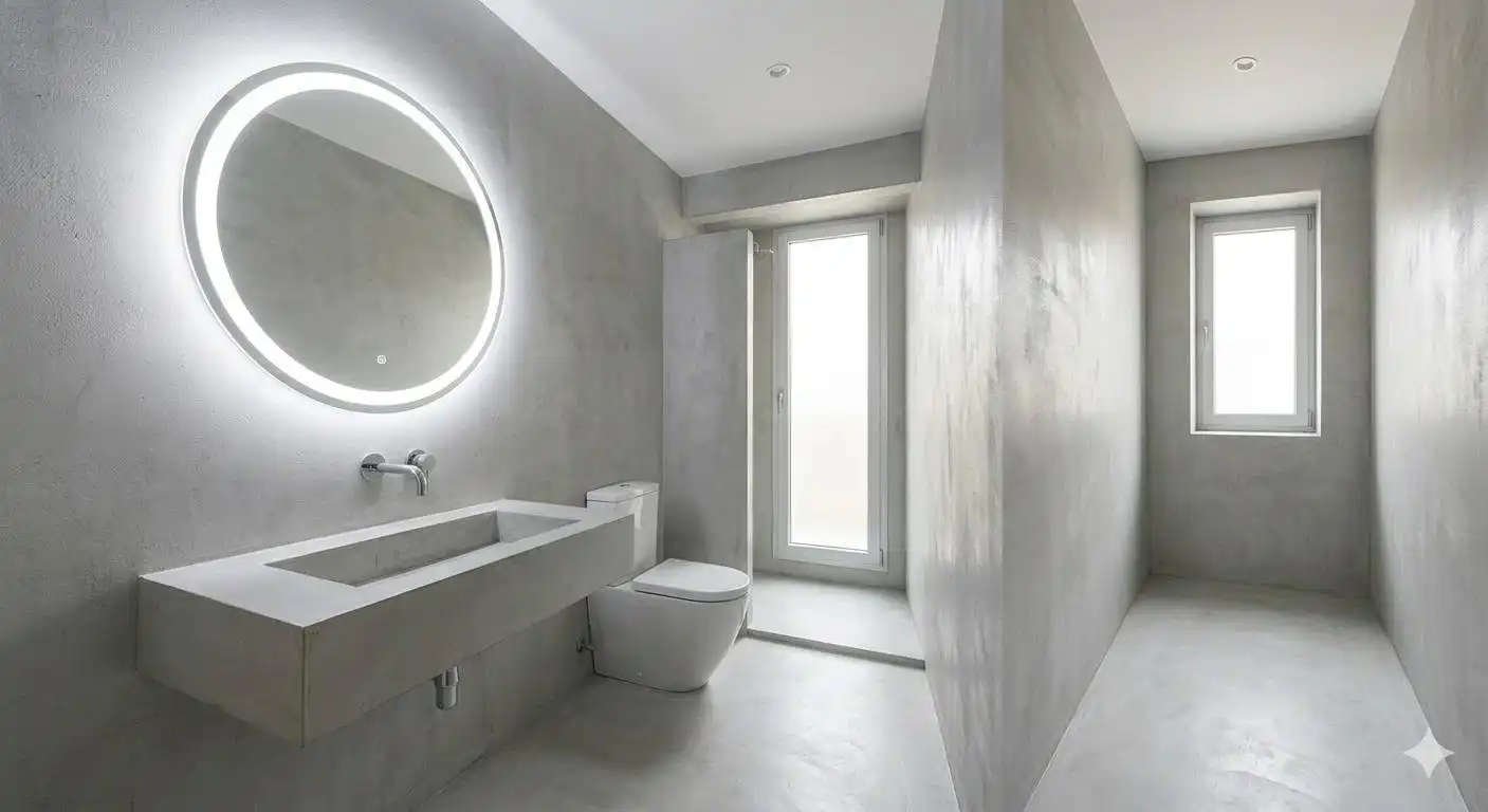 Badezimmer von Loft zum Verkauf in Torremolinos mit Klimaanlage, Heizung und Privatgarten