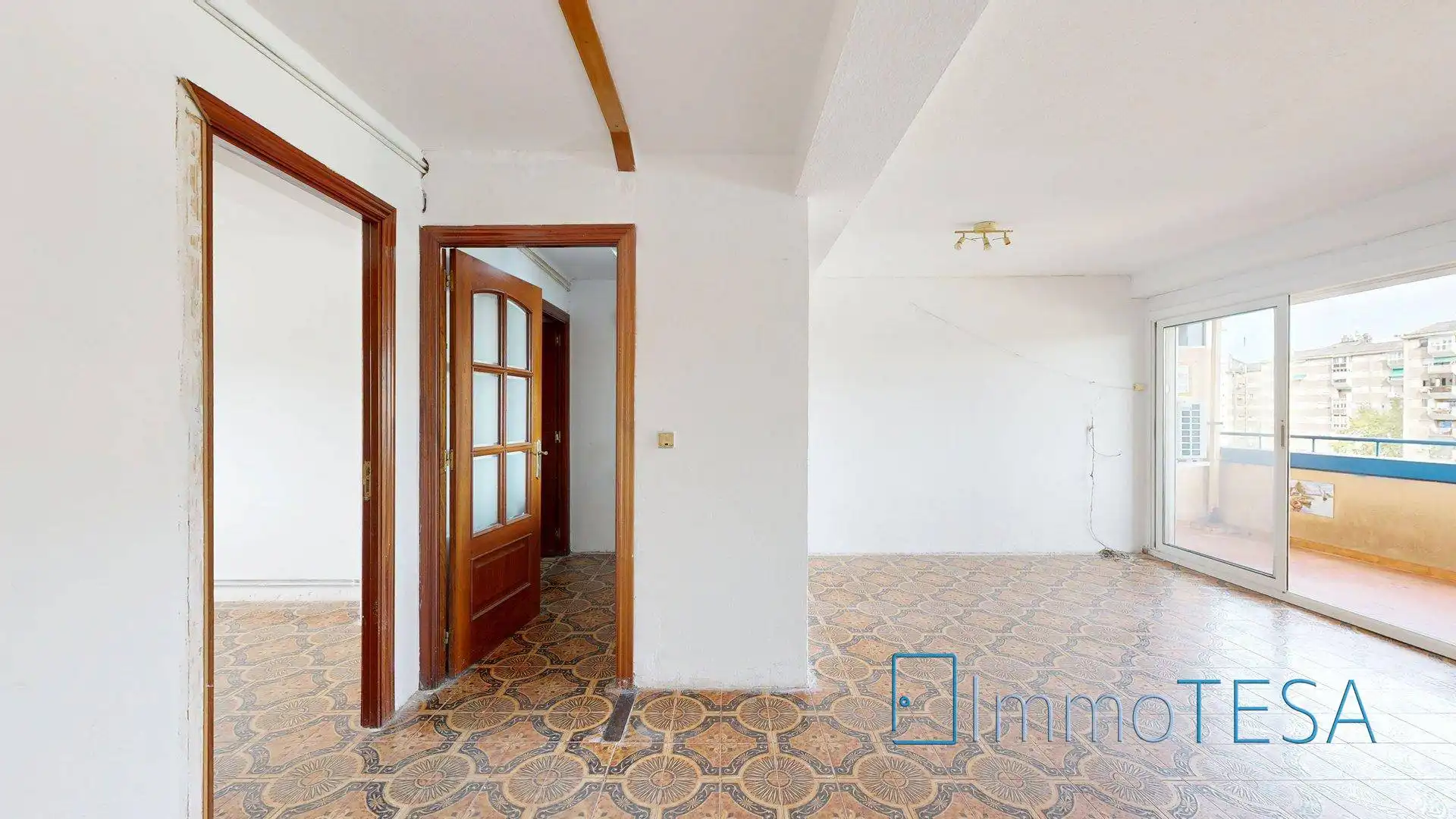 Sala d'estar de Pis en venda en Badia del Vallès amb Calefacció i Balcó